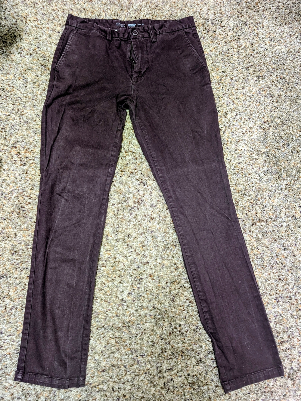 Old Navy Slim Pants in Deep Plum